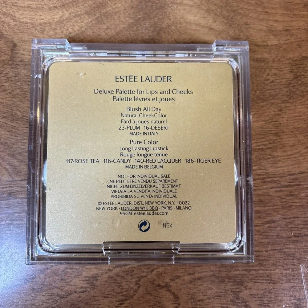 Estée Lauder Deluxe Palette Lips & Cheeks Blush All Day Pure Color Lipstick New